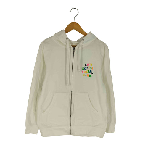 アンチソーシャルソーシャルクラブ ANTI SOCIAL SOCIAL CLUB 両面プリント カラフルロゴ ジップアップパーカー メンズ import:S